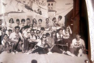 B_fiestas_Peña El Plato en 1970