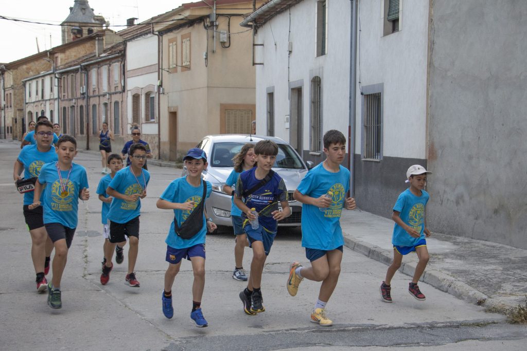 Marcha solidaria infantil en Navalmanzano