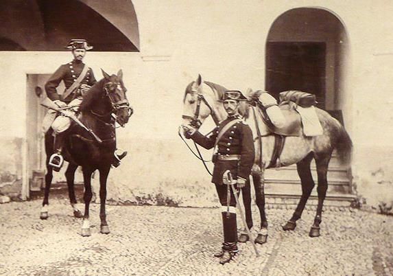 Así serían los que abatieron a Antoné. Guardia Civil a caballo en 1889
